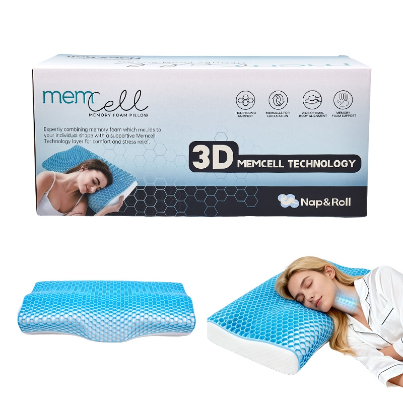 MemCell™ Memory Foam Pillow- Contour - Nap&Roll