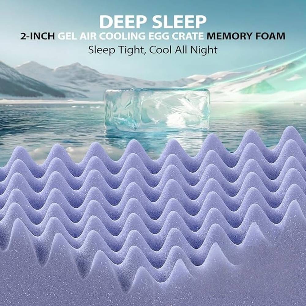 Egg-Curve Mattress Topper - Nap&Roll